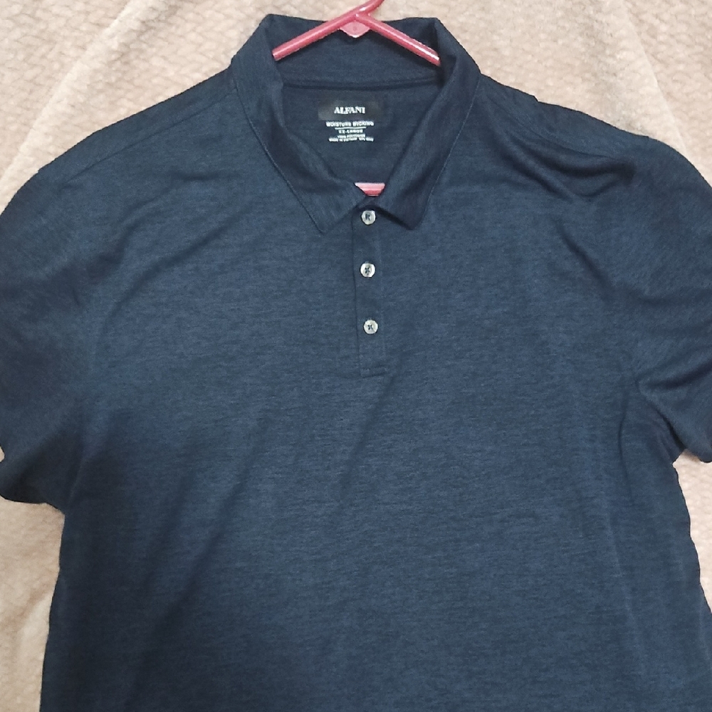 Alfani Men's Navy Polo Shirt
